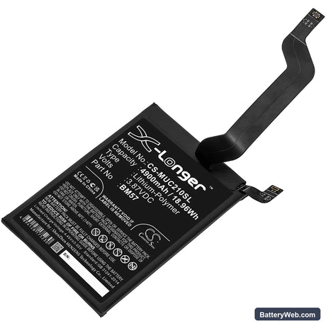 Poco X3 GT Replacement Battery, 3.87V, 4900mAh, Li-Polymer 1