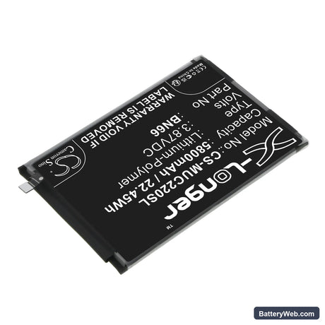 Poco C40 Replacement Battery, 3.87V, 5800mAh, Li-Polymer 2