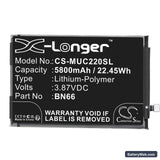 Poco C40 Replacement Battery, 3.87V, 5800mAh, Li-Polymer 3