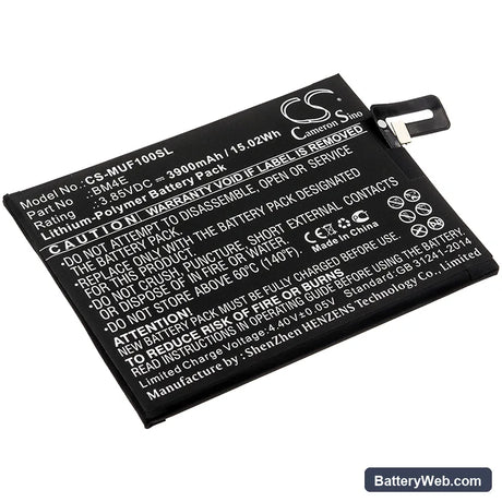 Xiaomi Pocophone Poco F1 Replacement Battery, 3.85V, 3900mAh, Li-Polymer 1