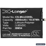 Redmi Note 9T Replacement Battery, 3.85V, 4900mAh, Li-Polymer 3