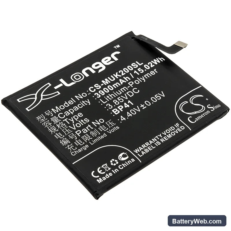 Redmi K20 Replacement Battery, 3.85V, 3900mAh, Li-Polymer 1