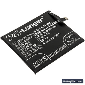 Redmi K20 Pro Replacement Battery, 3.85V, 3900mAh, Li-Polymer 1