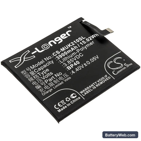 Redmi K20 Pro Replacement Battery, 3.85V, 3900mAh, Li-Polymer 1
