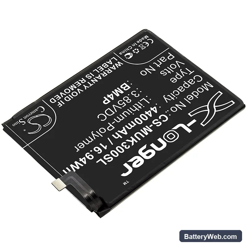 Redmi K30 Replacement Battery, 3.85V, 4400mAh, Li-Polymer 2