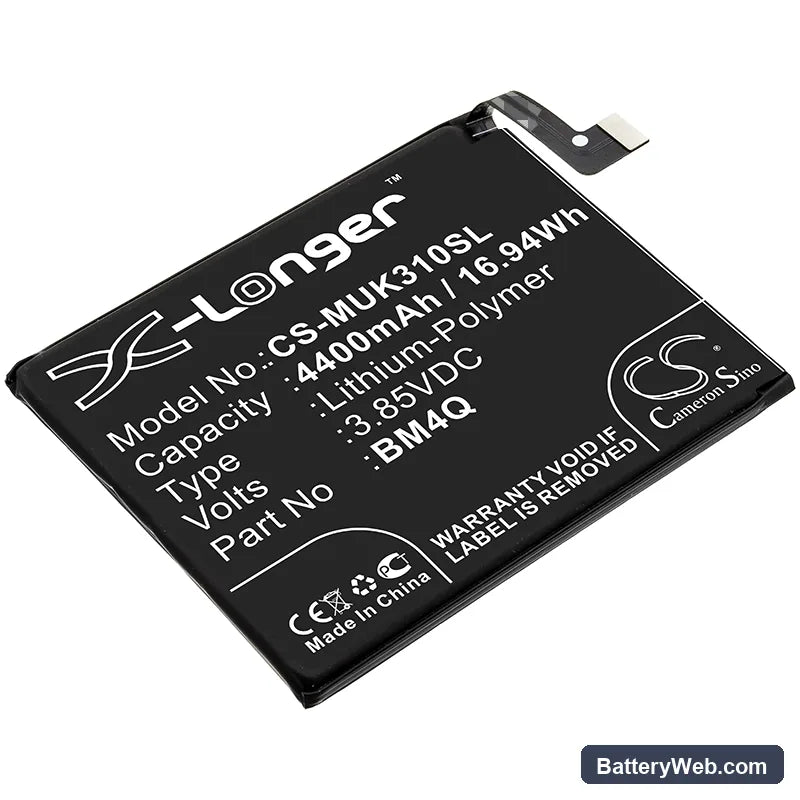 Xiaomi K30 Pro Replacement Battery, 3.85V, 4400mAh, Li-Polymer 1