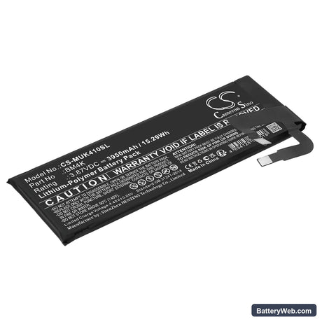 Xiaomi Mix Alpha Replacement Battery, 3.87V, 3950mAh, Li-Polymer 1