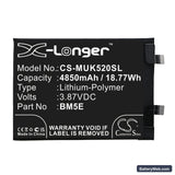 Redmi K50 Pro Replacement Battery, 3.87V, 4850mAh, Li-Polymer 3