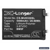 Redmi K50 Replacement Battery, 3.87V, 5400mAh, Li-Polymer 3