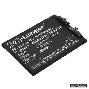Redmi K60 Pro Replacement Battery, 3.88V, 4800mAh, Li-Polymer 1
