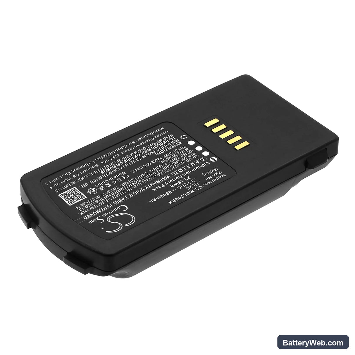 M3 Mobile UL20F Replacement Battery, 3.7V, 6800mAh, Li-ion 2