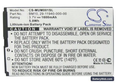 Xiaomi MI-ONE Plus Replacement Battery, 3.7V, 1600mAh, Li-ion 5
