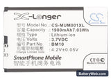 Xiaomi MI-ONE Plus Replacement Battery, 3.7V, 1900mAh, Li-ion 5