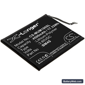 Xiaomi Redmi 10X Replacement Battery, 3.85V, 4500mAh, Li-Polymer 1