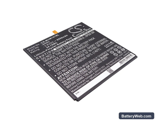 Xiaomi MiPad 7.9 Replacement Battery, 3.8V, 6500mAh, Li-Polymer 1