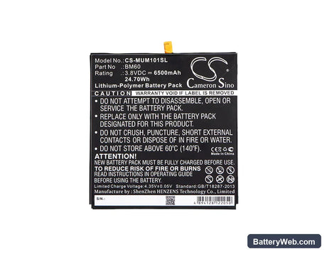 Xiaomi MiPad 7.9 Replacement Battery, 3.8V, 6500mAh, Li-Polymer 3
