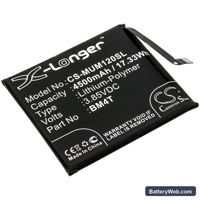 Xiaomi Redmi 10X Pro Replacement Battery, 3.85V, 4500mAh, Li-Polymer 1