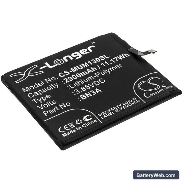 Xiaomi Redmi Go Replacement Battery, 3.85V, 2900mAh, Li-Polymer 1