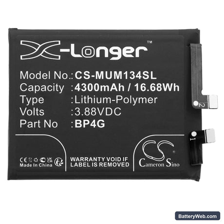 Xiaomi Mi 13 Replacement Battery, 3.88V, 4300mAh, Li-Polymer 3