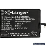 Xiaomi Mi Max 3 Replacement Battery, 3.85V, 5400mAh, Li-Polymer 3
