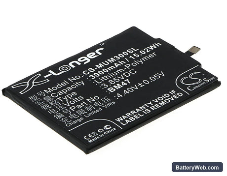 Xiaomi Redmi 3 Replacement Battery, 3.85V, 3900mAh, Li-Polymer 1