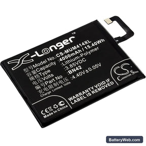 Xiaomi Hongmi 4 Replacement Battery, 3.85V, 4000mAh, Li-Polymer 1