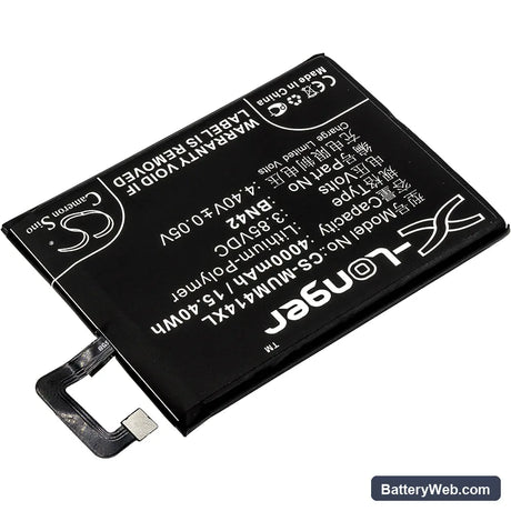 Xiaomi Hongmi 4 Replacement Battery, 3.85V, 4000mAh, Li-Polymer 2