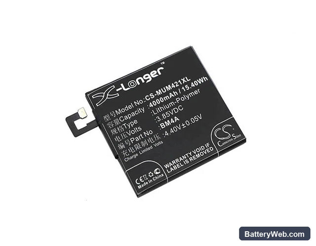 Xiaomi Redmi Pro Replacement Battery, 3.85V, 4000mAh, Li-Polymer 1