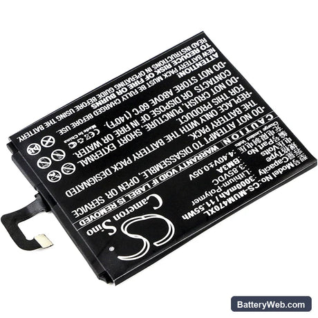 Xiaomi Note 3 Replacement Battery, 3.85V, 3000mAh, Li-Polymer 2