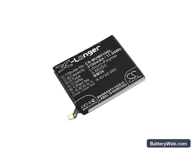 Xiaomi Mi 5s Replacement Battery, 3.85V, 3100mAh, Li-Polymer 1