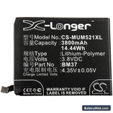 Xiaomi Mi 5s Plus ( China Version ) Replacement Battery, 3.8V, 3800mAh, Li-Polymer 3