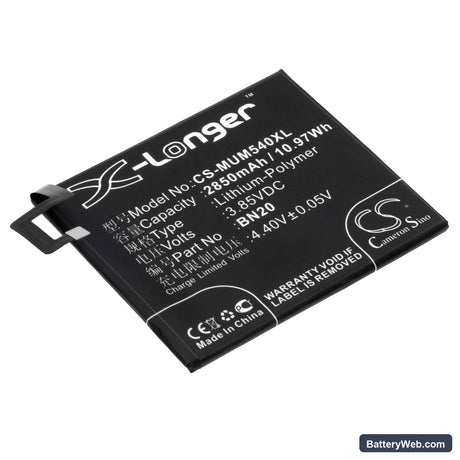 Xiaomi Mi 5c Replacement Battery, 3.85V, 2850mAh, Li-Polymer 1
