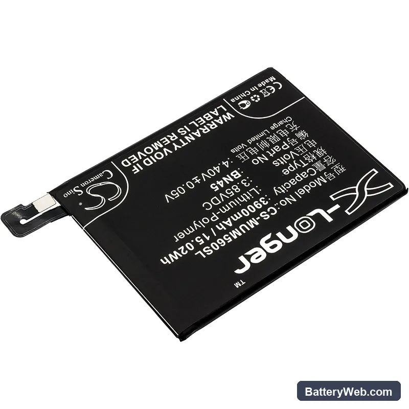 Xiaomi Redmi Note 5 Replacement Battery, 3.85V, 3900mAh, Li-Polymer 2
