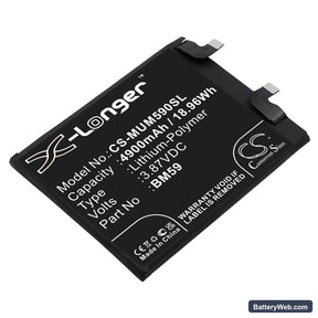Xiaomi 11T Replacement Battery, 3.87V, 4900mAh, Li-Polymer 1