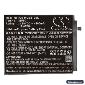 Xiaomi Pad 6S Pro 12.4 Replacement Battery, 3.89V, 4900mAh, Li-Polymer 1