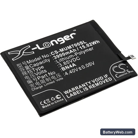 Xiaomi Redmi Note 7 Replacement Battery, 3.85V, 3900mAh, Li-Polymer 1