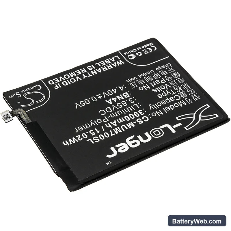 Xiaomi Redmi Note 7 Replacement Battery, 3.85V, 3900mAh, Li-Polymer 2