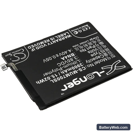 Xiaomi Redmi Note 7 Replacement Battery, 3.85V, 3900mAh, Li-Polymer 2