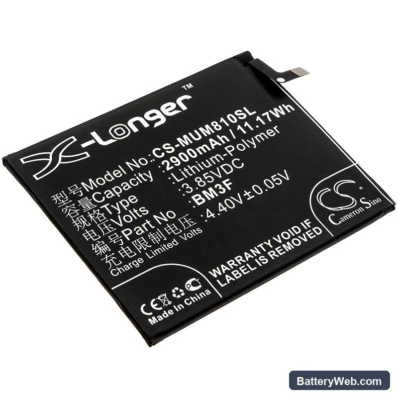 Xiaomi Mi 8 Explorer Replacement Battery, 3.85V, 2900mAh, Li-Polymer 1