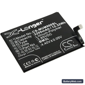 Xiaomi Mi 9 Replacement Battery, 3.85V, 3200mAh, Li-Polymer 1