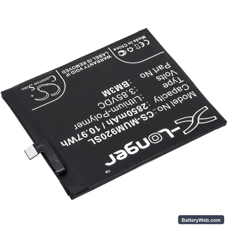 Xiaomi Mi 9SE Replacement Battery, 3.85V, 2850mAh, Li-Polymer 2