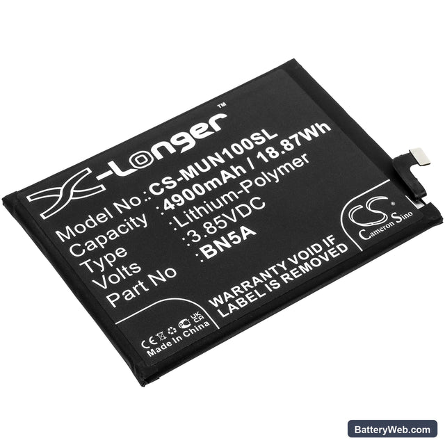 Poco M3 Pro 5G Replacement Battery, 3.85V, 4900mAh, Li-Polymer 1