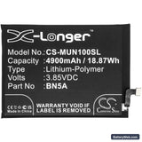 Poco M3 Pro 5G Replacement Battery, 3.85V, 4900mAh, Li-Polymer 3
