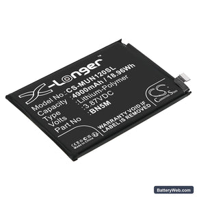 Redmi Note 12 4G Replacement Battery, 3.87V, 4900mAh, Li-Polymer 1