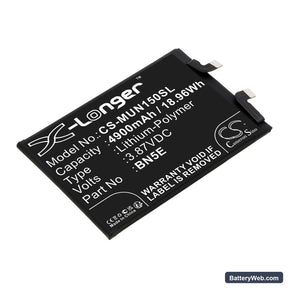Redmi Note 11E Pro Replacement Battery, 3.87V, 4900mAh, Li-Polymer 1