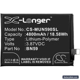 Xiaomi Redmi Note 10 Replacement Battery, 3.87V, 4800mAh, Li-Polymer 3