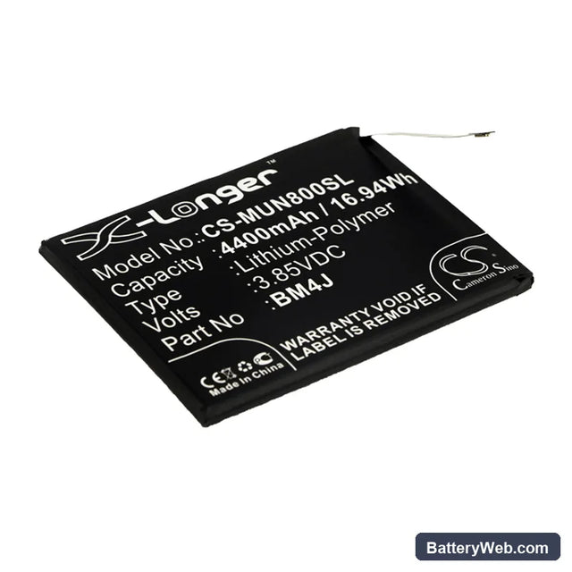 Redmi M1908C3JH Replacement Battery, 3.85V, 4400mAh, Li-Polymer 1