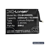 Redmi M1908C3JH Replacement Battery, 3.85V, 4400mAh, Li-Polymer 3