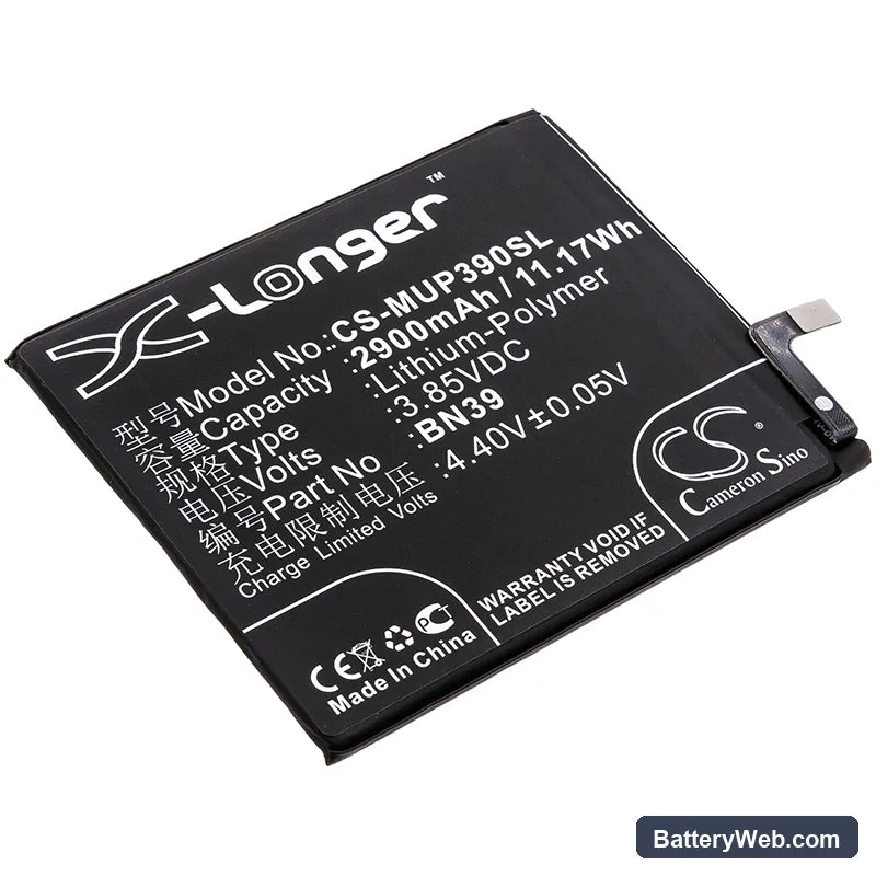 Xiaomi Mi Play Replacement Battery, 3.85V, 2900mAh, Li-Polymer 1