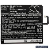 Xiaomi Mi Pad 4 Replacement Battery, 3.8V, 5800mAh, Li-Polymer 3